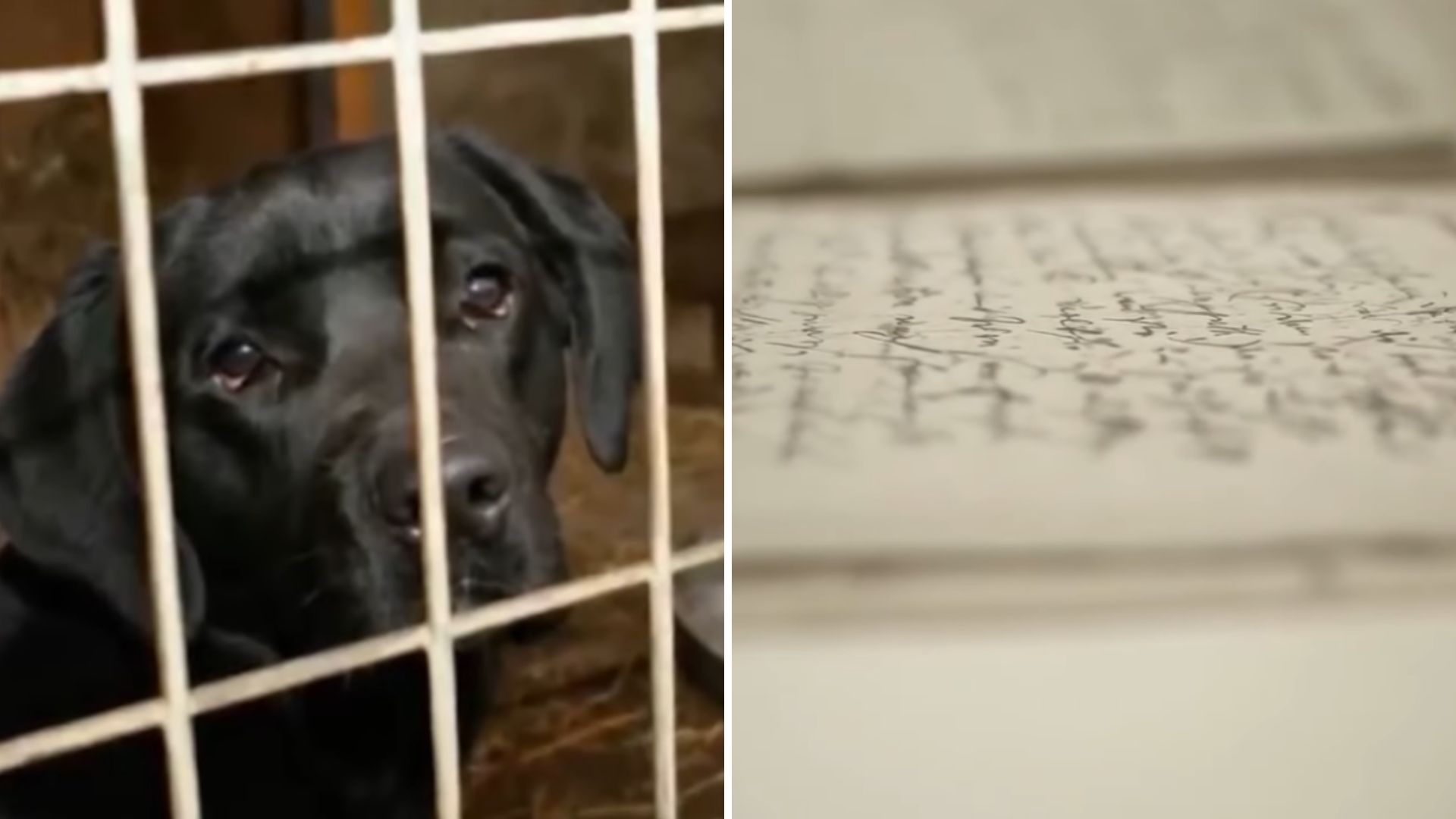 Man Wanted To Return His Dog To Shelter Until He Discovered A Letter That Broke His Heart