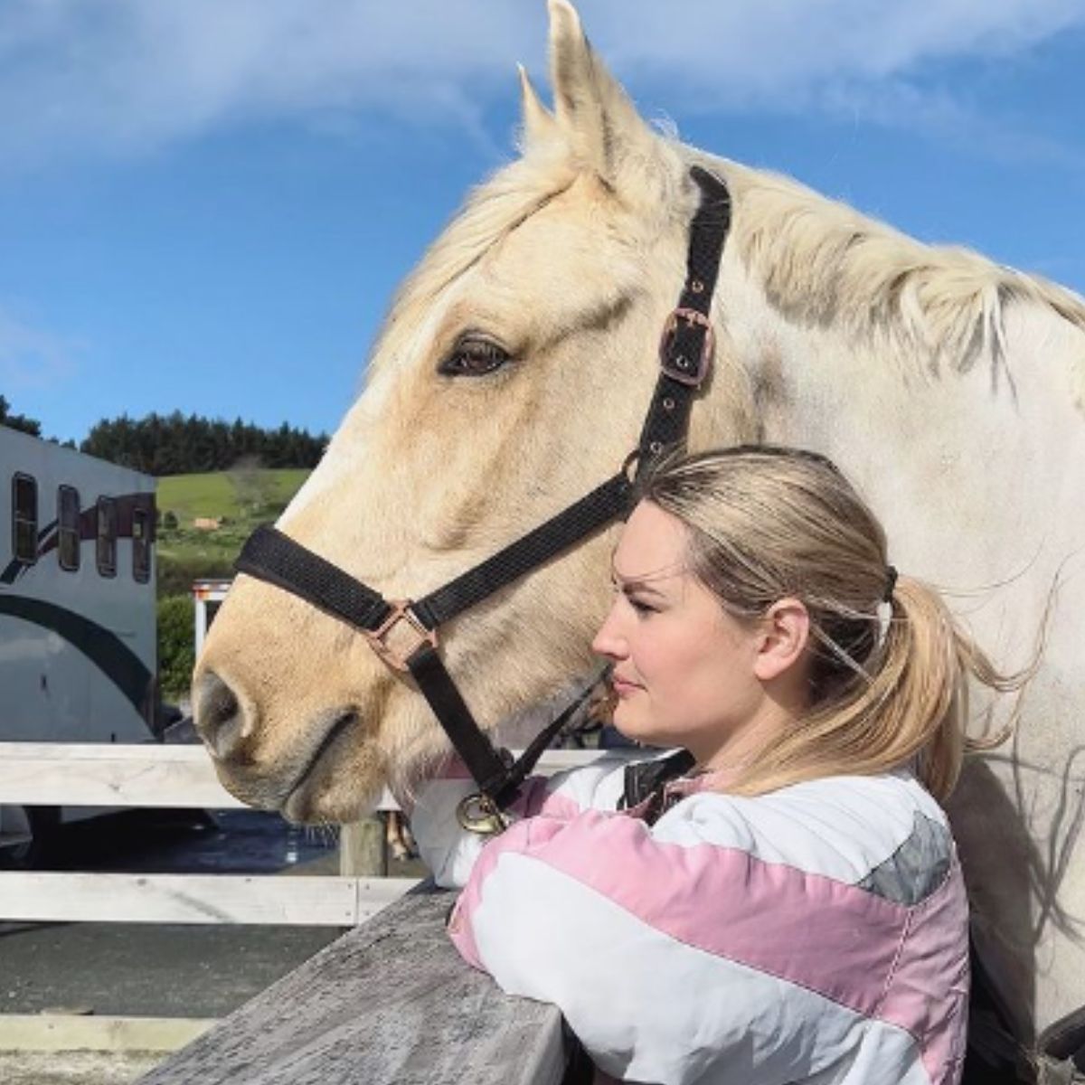 photo of woman and a horse