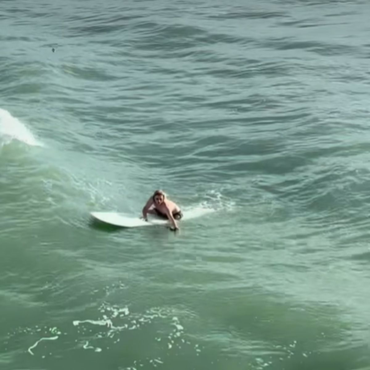 man on a surf board