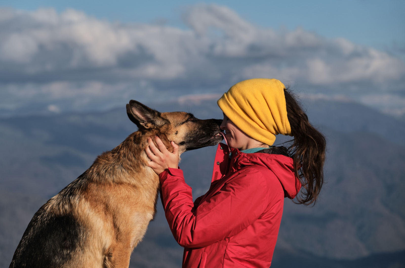 gsd and woman