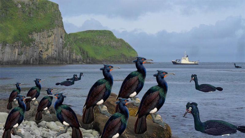 Spectacled Cormorant