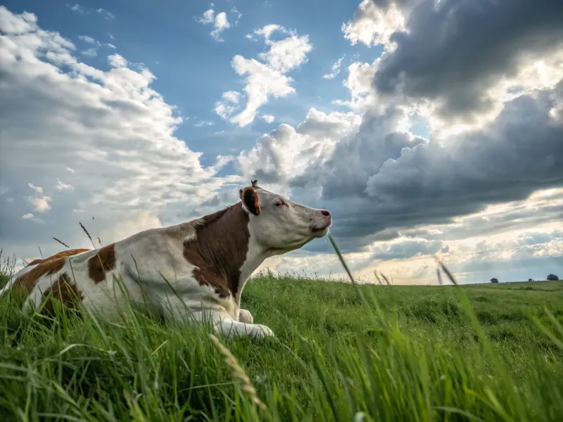 Cow Cloud Gazing