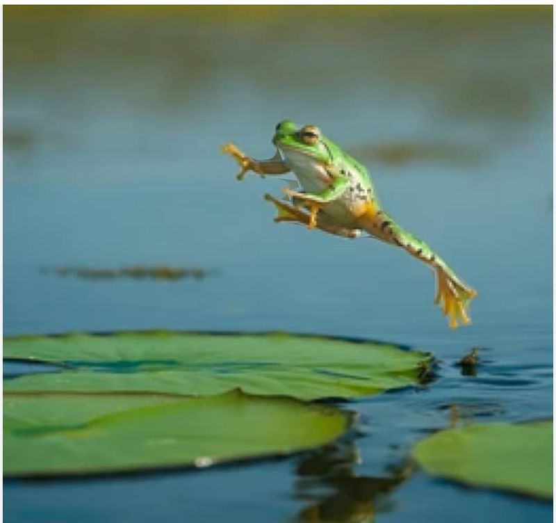 Frog – Jumping And Sticking To Surfaces