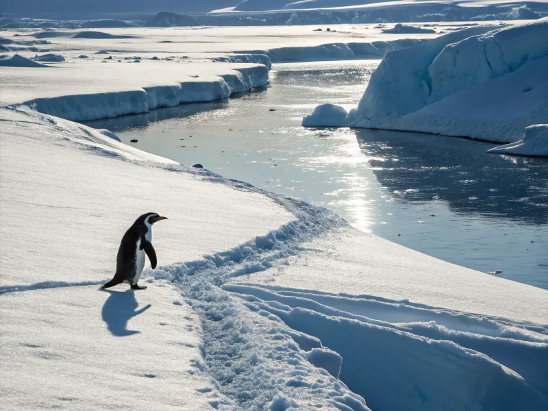 Penguin Shadow Stalking