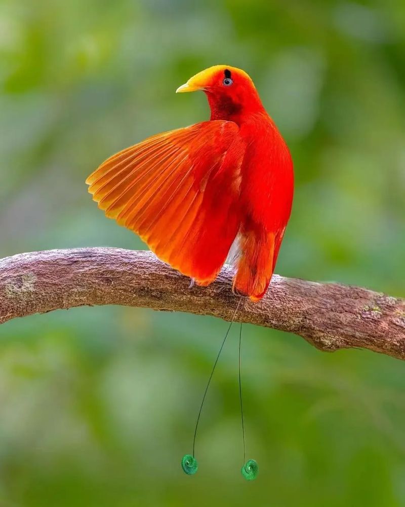 Red Bird of Paradise