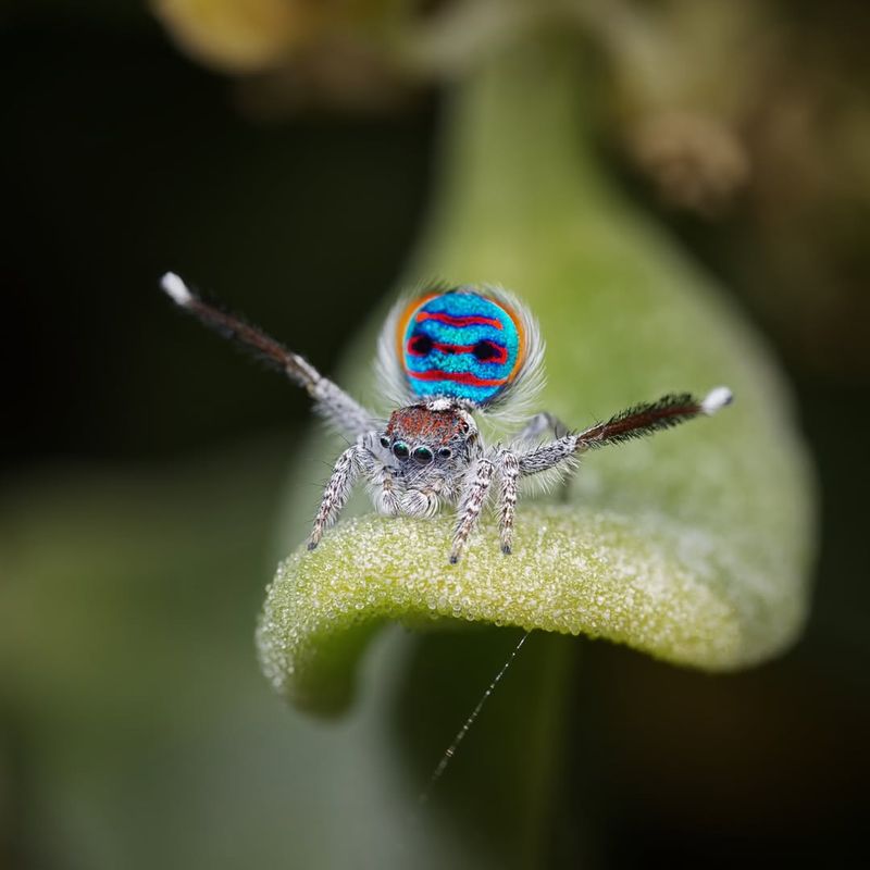 Peacock, But It's A Spider