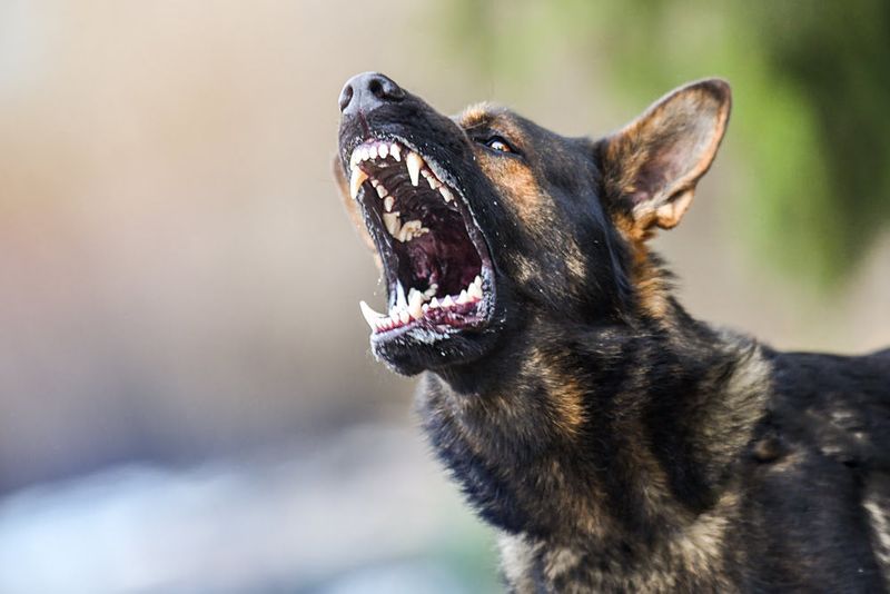 Alert Barking At 'Intruders'