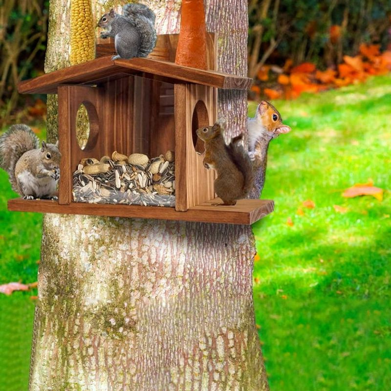 Use A Squirrel Feeder