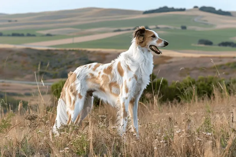 Borzoi's Aristocratic Silhouette