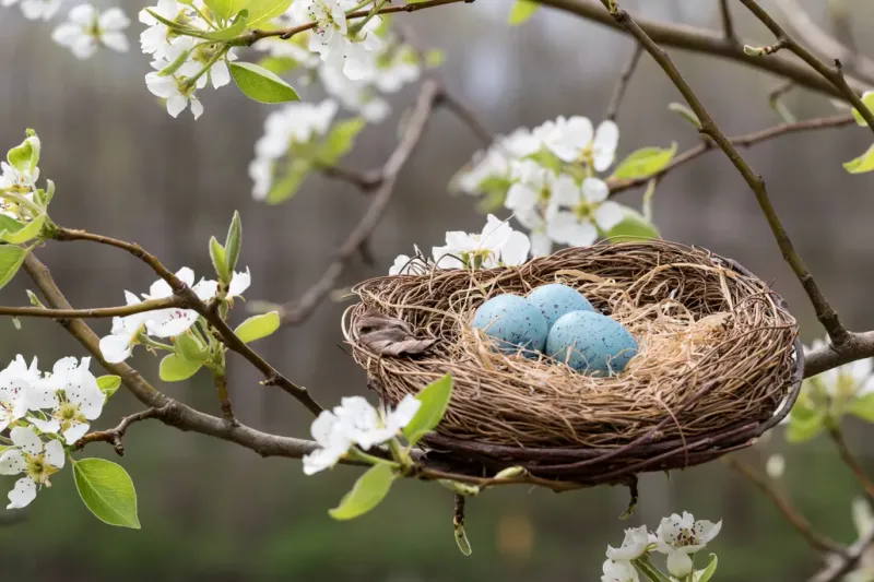 The Spring Birdie Nesting