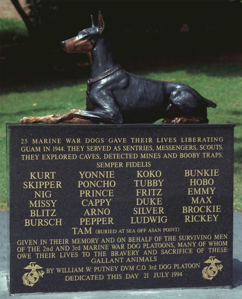 The Famous Doberman Statue Has A Nickname