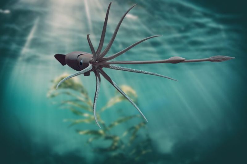 Colossal Deep-Sea Gladiator: The Giant Squid