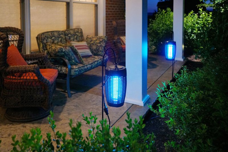 Install Electric Bug Zappers