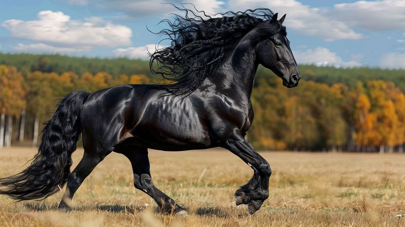 The Dressage Dancer: Friesian