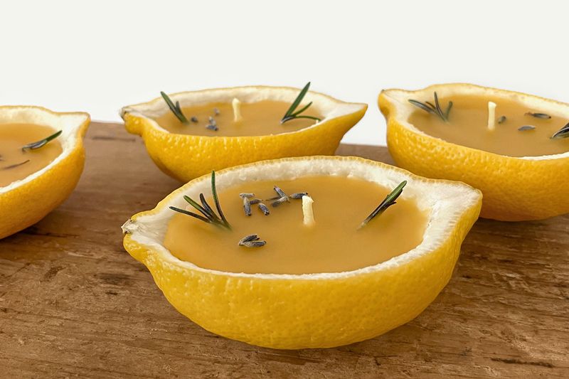 Citrus-Scented Candles