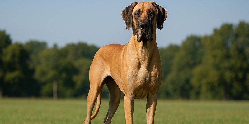 Great Danes: Gentle Giants Of The Garden