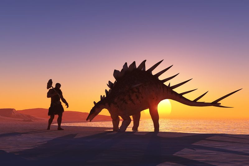 Dinosaurs And Humans Lived Together