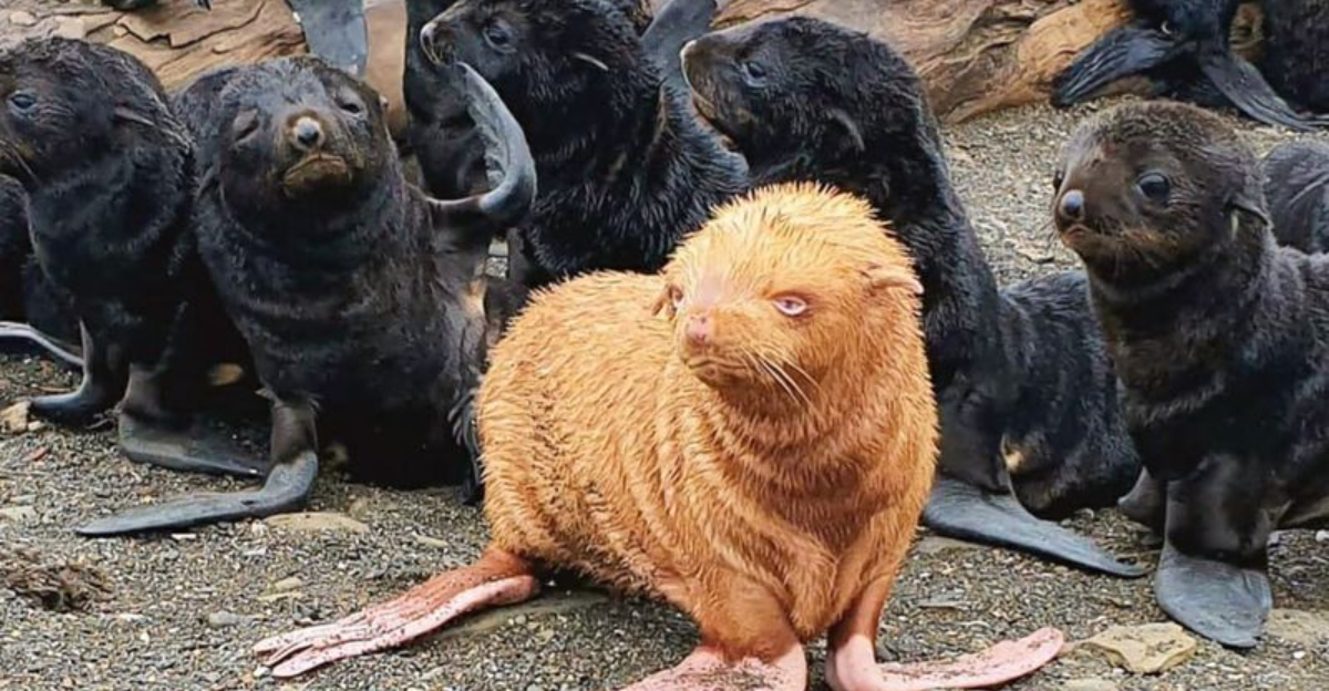 Have You Seen This Rare Ginger Albino Seal, Born Once Every 100,000 Births? Plus Fascinating Albino Animal Facts