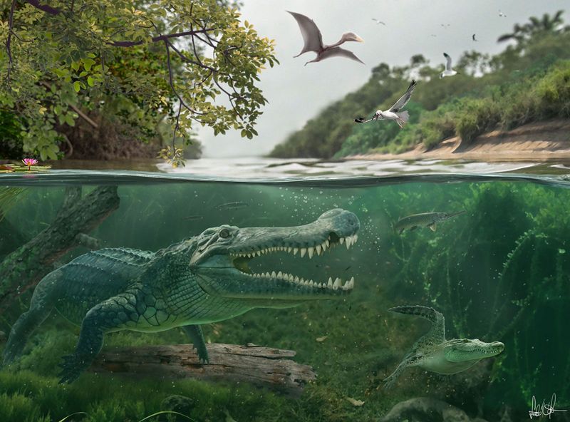 Prehistoric Crocodilians As Dinosaur Scavengers