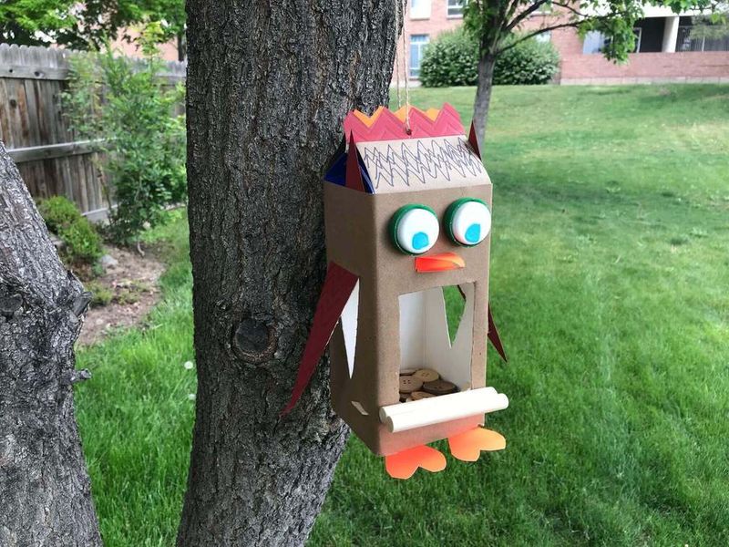 Recycled Milk Carton Café