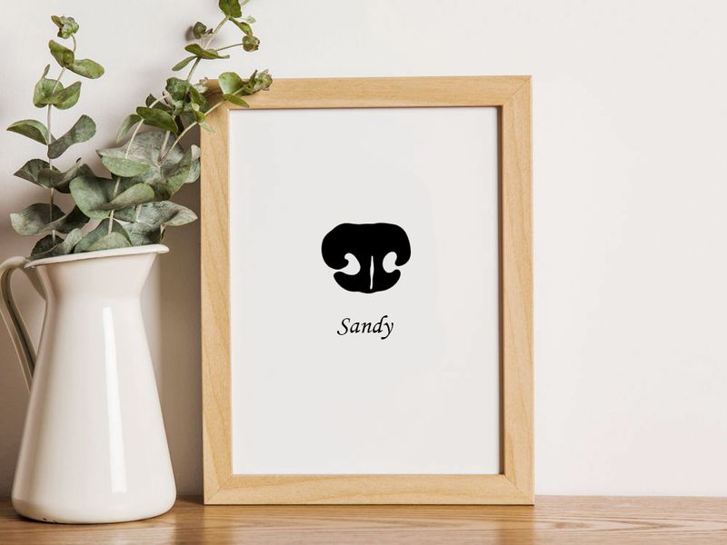 Make Ink Prints Of Their Nose