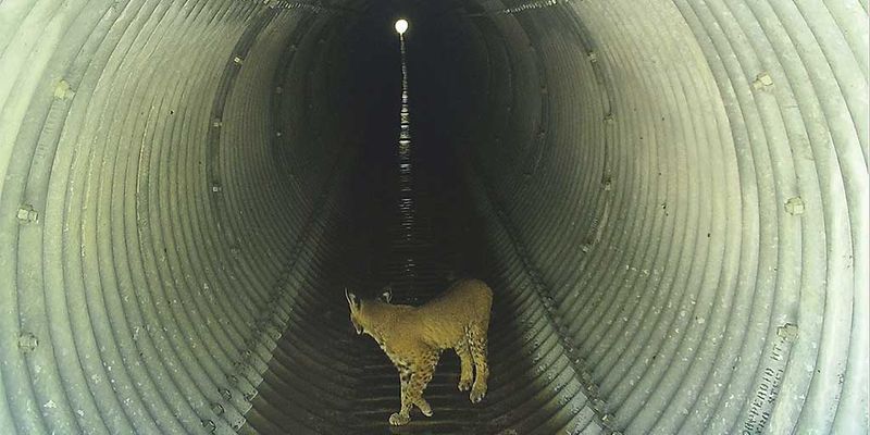 Bobcats Using Man-Made Structures