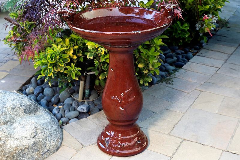 Glazed Ceramic Saucer Bath