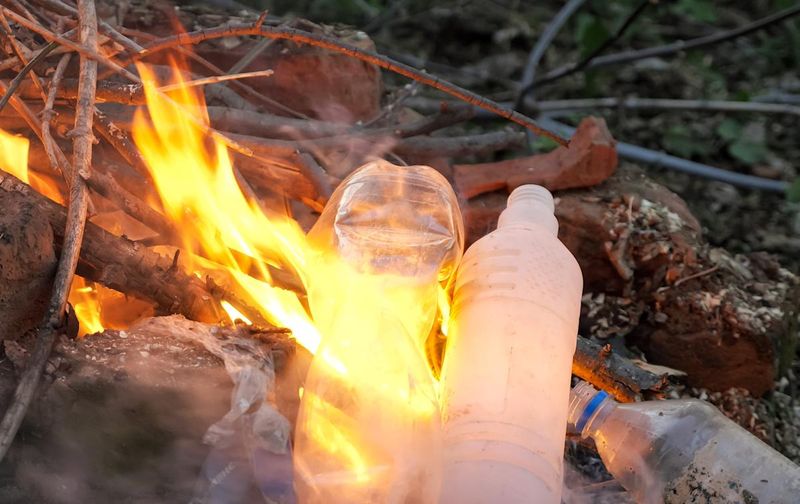 Burning Plastic