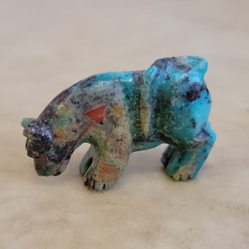 Protective Totems: Zuni Mountain Lion Fetishes