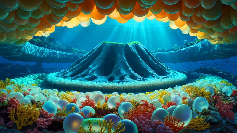 Discovery Of 2.6 Million Golden Eggs Near An Underwater Volcano