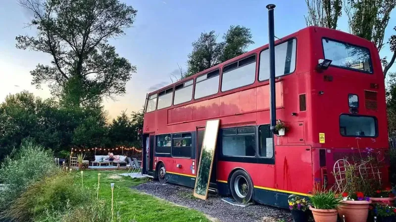 Converted Double-Decker Bus
