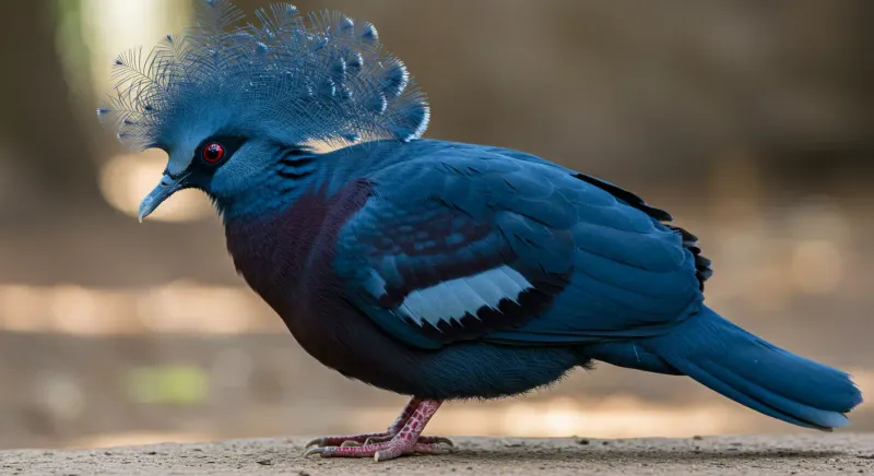 The Avian Royalty: Victoria Crowned Pigeon