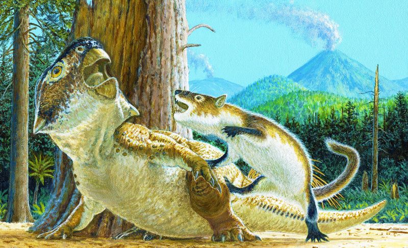 Scavenger Behavior In Early Mammals
