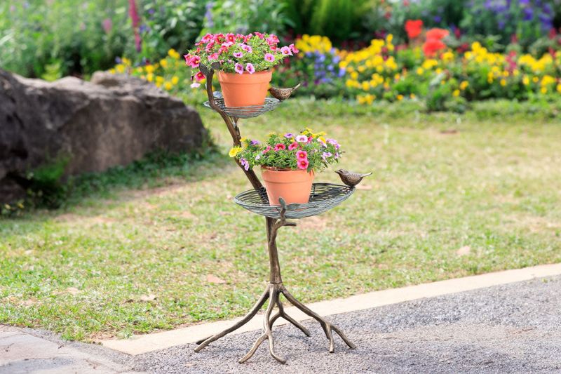 Near Flowering Plants Or Fruit Trees