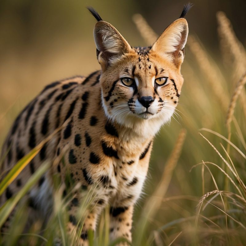 Serval: Savanna's Long-Legged Heat Dodger