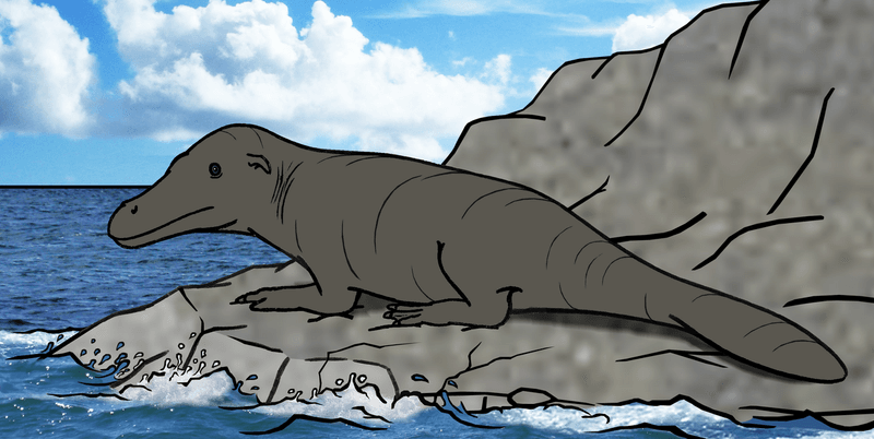 Tail And Feet Indicate It Was A Powerful Swimmer