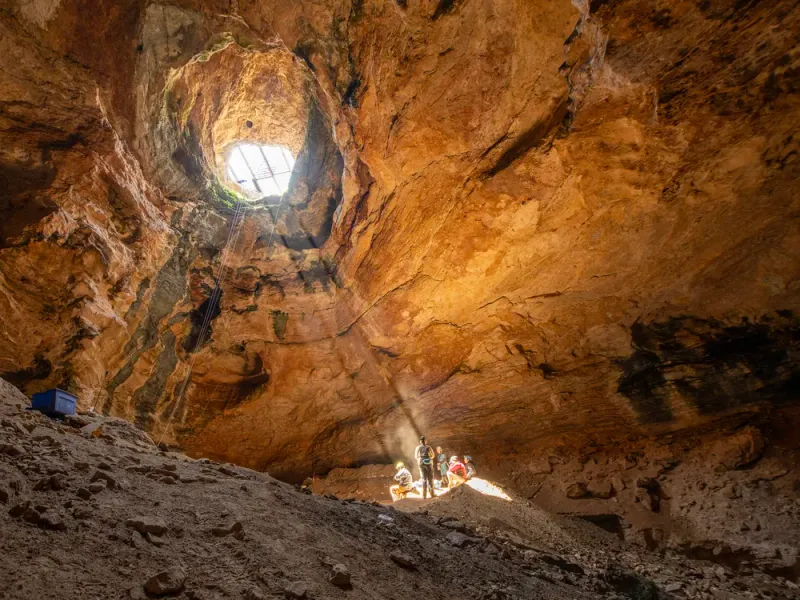 Ancient Caves Preserved Remains Intact