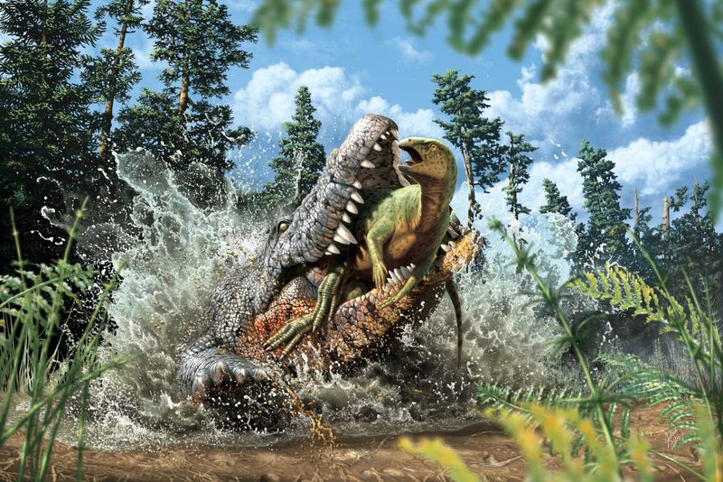 In The Late Cretaceous, Even Dinosaurs Feared The Water