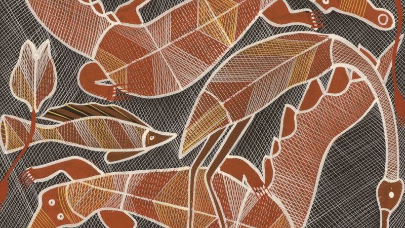 The Creator Crocodile In Aboriginal Dreamtime Stories