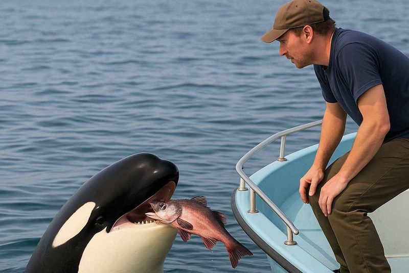 Orcas Wait To See How Humans React