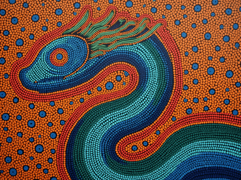 When The Rainbow Serpent Took The Form Of A Crocodile