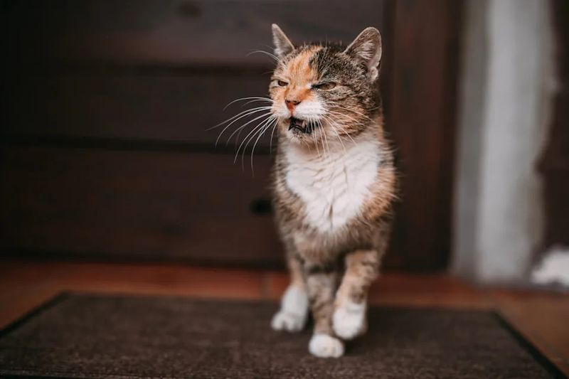 A Cat's Way Of Claiming Space
