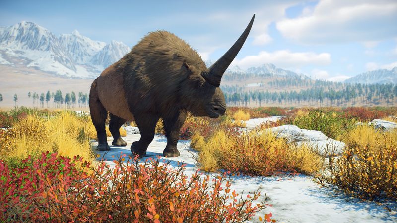 A One Horned Giant That Roamed The Steppes